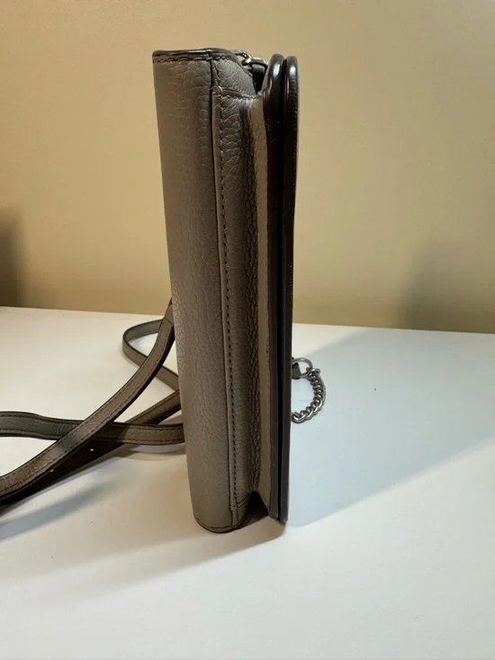 Tory Burch Britton Adjustable Shoulder/Crossbody in French Gray - EUC - Picture 7 of 13